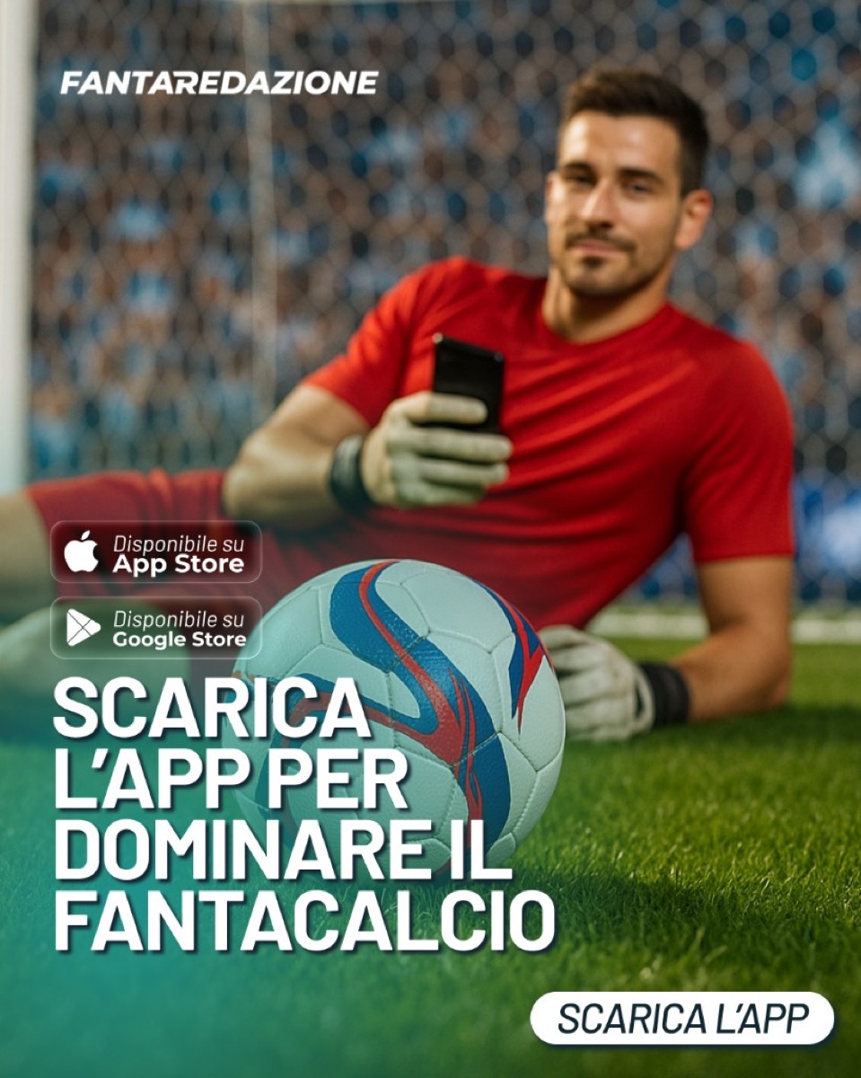 ADV Fantaredazione · Scarica l'app per dominare il fantacalcio (portiere con pallone)