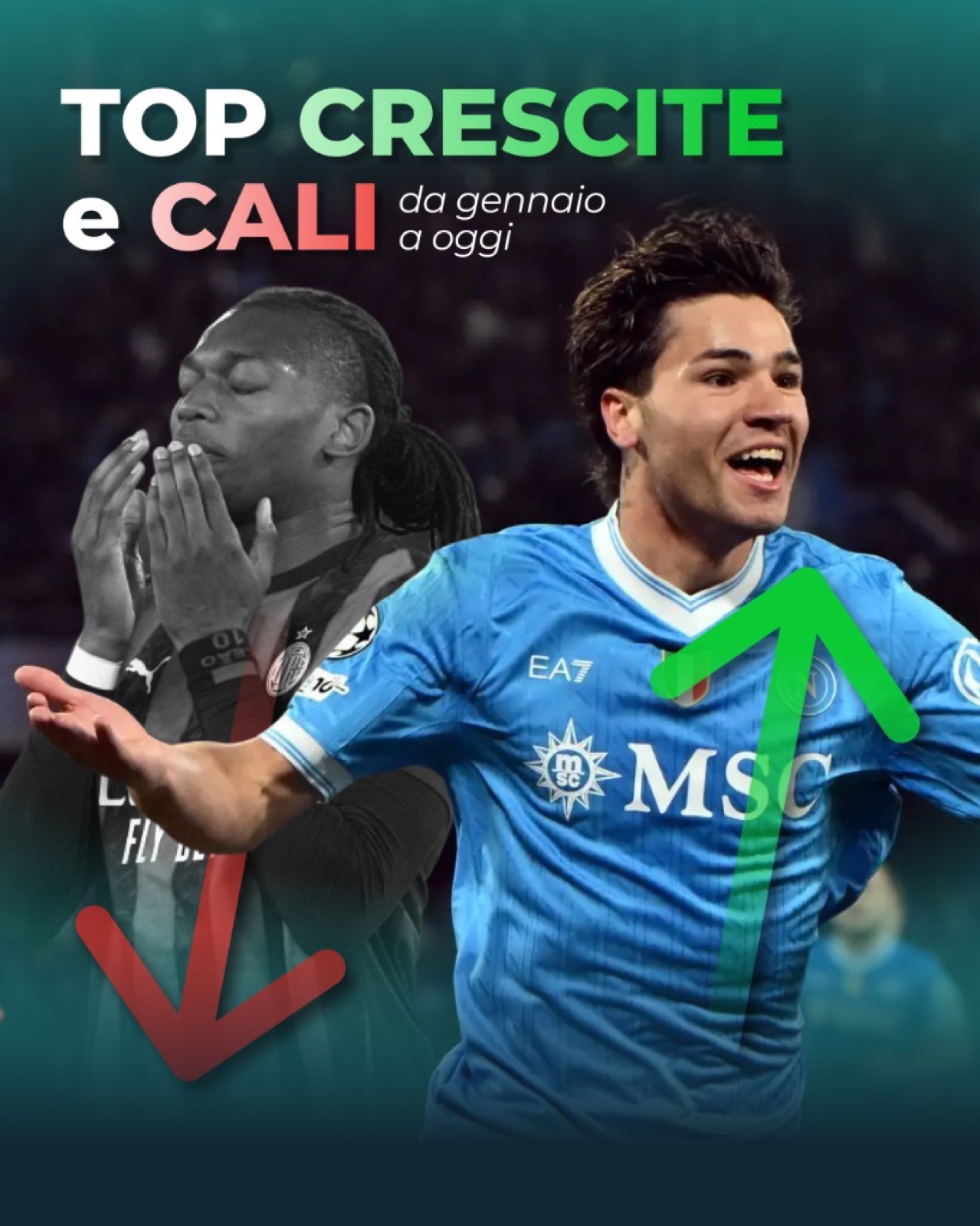 Fantaredazione · Top crescite e cali dei giocatori da gennaio a oggi